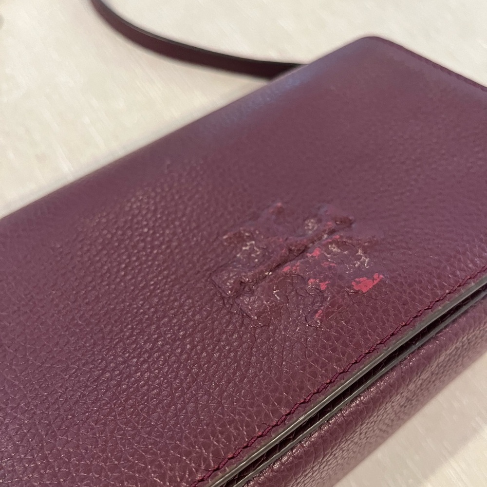 Tory Burch Women’s Purple Crossbody Shoulder Purse - Picture 2 of 12
